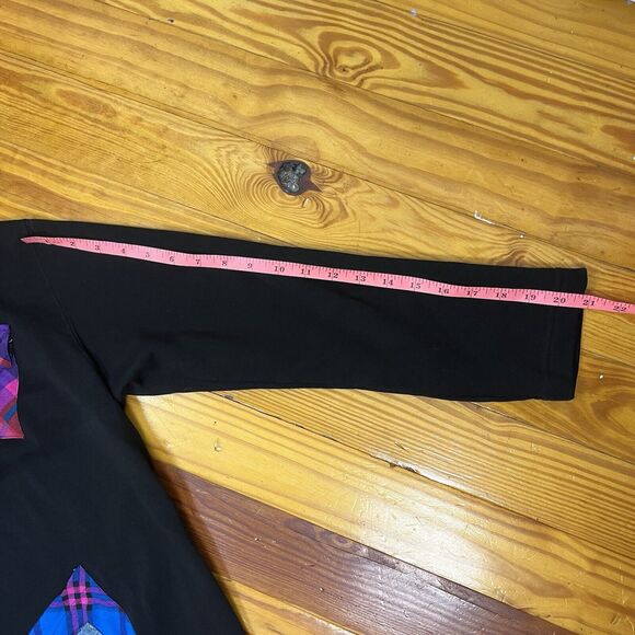 Vintage Carole Little Novelty Tunic Top Dress Size M Patchwork Multi Pockets EUC - Picture 5 of 16